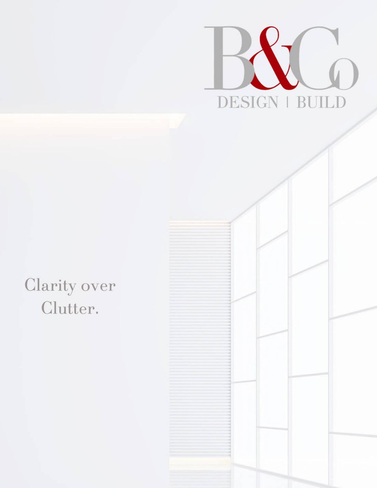 B&Co. Design | Build — Clarity over Clutter