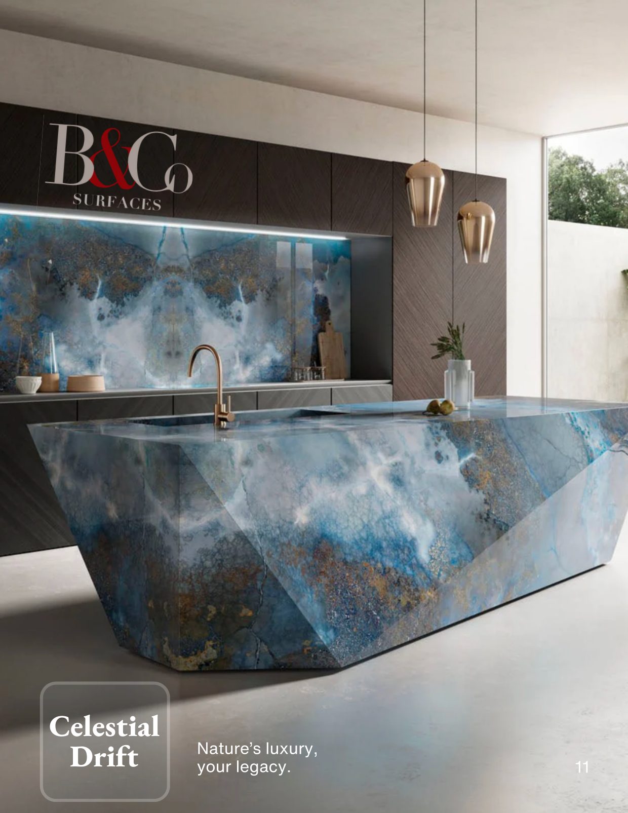 Celestial Drift &mdash; B&Co. Surfaces stone collection